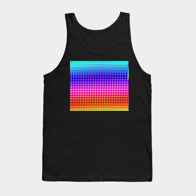 Rainbow Polka dots 008 Tank Top by rupertrussell